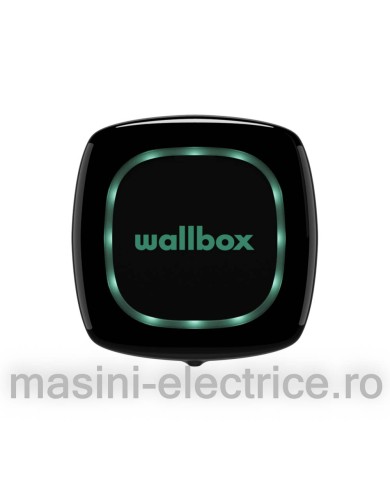 Wallbox Pulsar Plus negru 22KW cu cablu Type 2, APP Wallbox Pulsar Plus negru 22KW cu cablu Type 2, APP
