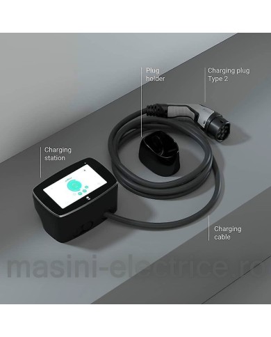 Wallbox Commander 2 de 22KW cu cablu Type 2, RFID, APP Wallbox Commander 2 de 22KW cu cablu Type 2, RFID, APP