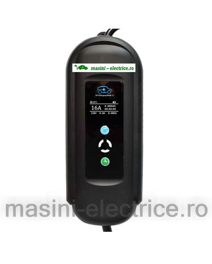 Statie de incarcare portabila variabila 2-3.7KW 8-16A cu temporizare, cablu Type 1