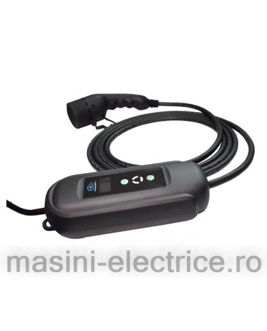 Statie de incarcare portabila variabila 2-3.7KW 8-16A cu temporizare, cablu Type 1 Statie de incarcare portabila variabila 2-3.7KW 8-16A cu temporizare, cablu Type 1