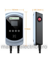 Statie de incarcare 7.4KW cu cablu Type 2, RFID si Aplicatie telefon