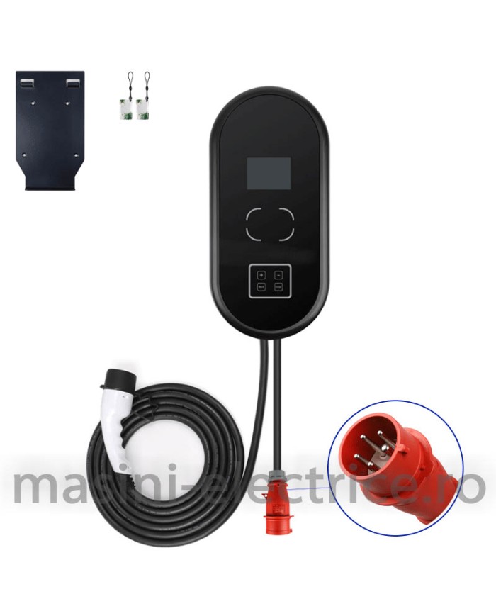 Statie de incarcare 11KW cu cablu Type 2, APP si RFID