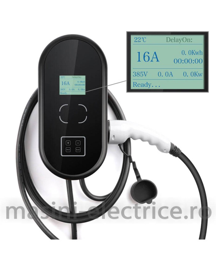 Statie de incarcare 11KW cu cablu Type 2, APP si RFID